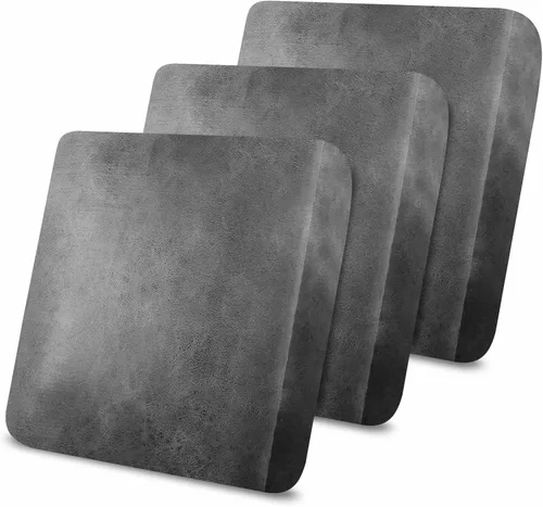 Miniatura 21 de Fundas de cojín tipo cuero para sofá, juego de fundas protectoras de muebles para sillón seccional, sofá biplaza de tela de elastano elástica