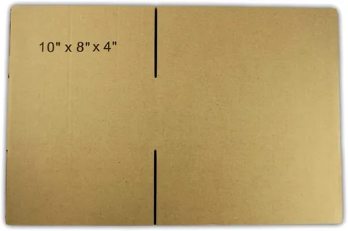 Miniatura 5 de EcoSwift 5 cajas de embalaje de la cartulina acanalada 10x8x4 que envían por correo los cartones móviles de la caja de envío