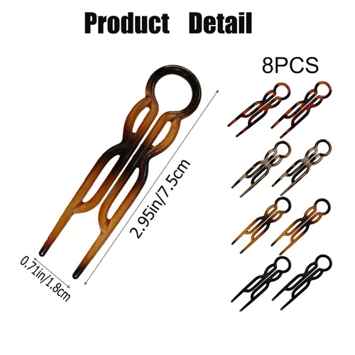 Miniatura 2 de Prestige - Horquilla francesa para mujer, horquillas francesas para cabello fino y grueso en forma de U, pasadores fuertes y duraderos para cabello