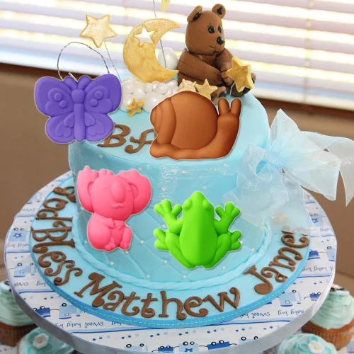 Miniatura 3 de Paquete de 2 moldes de silicona para chocolate, elefante, mono, rana, para pasteles, gomitas, gelatina, cubitos de hielo, decoración de pasteles