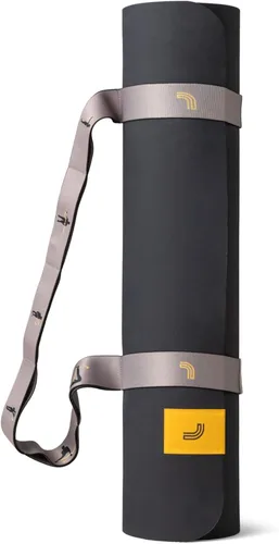 Lolë Esterilla de yoga con soporte de correa | Tapete de entrenamiento antideslizante texturizado de 0.197 in de grosor | Ideal para yoga caliente y