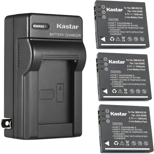 Miniatura 6 de Kastar Cargador de batería de pared AC para Panasonic CGA-S008 CGA-S008A, DMW-BCE10 DMW-BCE10E DMW-BCE10PP, VW-VBJ10 VW-VBJ10E-K VW-VBJ10PP1K