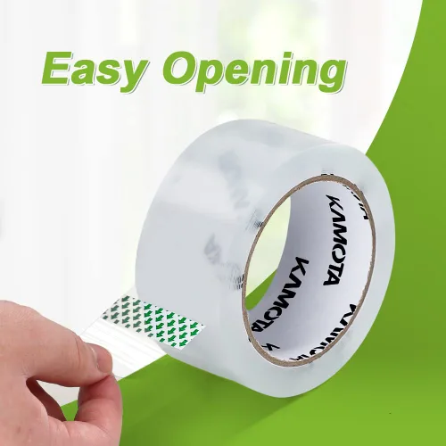 Miniatura 3 de KAMOTA Cinta de embalaje, 36 rollos de cinta de embalaje transparente resistente para embalaje de envío, sellado en movimiento, 1.88 pulgadas