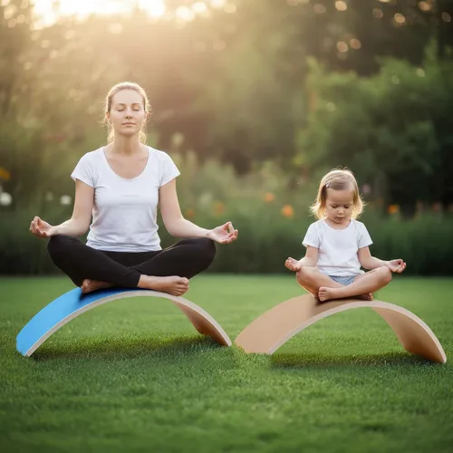Miniatura 3 de Tabla de equilibrio de madera para niños, tabla oscilante natural de 37 pulgadas, juguetes de madera para niños pequeños y adultos, regalos