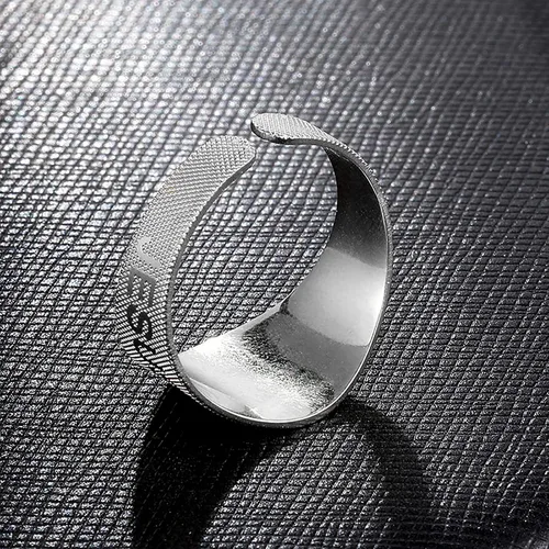 Miniatura 5 de JAJAFOOK Anillo de Jesús San Benito de acero inoxidable con apertura ajustable, joyería religiosa católica