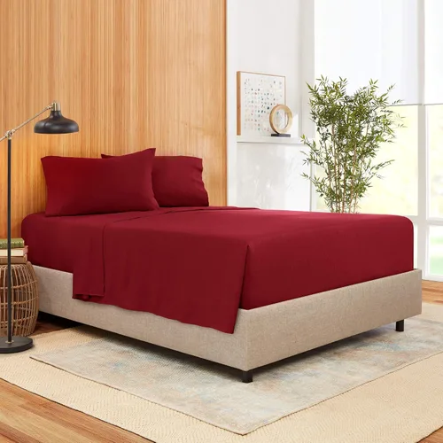 Miniatura 20 de Juego de ropa de cama de 800 hilos de 4 piezas, 100% algodón egipcio, sábana bajera de algodón de fibra larga, se adapta a colchones de hasta 12