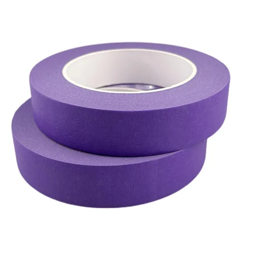 Miniatura 3 de Cinta adhesiva morada, 1 pulgada x 55 yardas, 2 rollos, cinta de pintores para pintura, hogar, oficina, papelería escolar, artes, manualidades