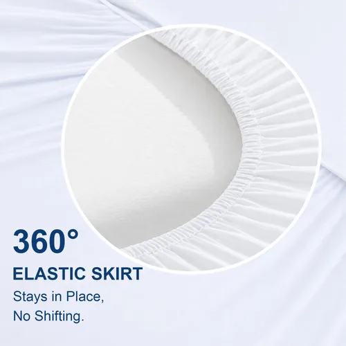 Miniatura 7 de CHOKIT - Cubrecolchón suave y extragrueso de fibra en espiral 5D, funda para colchón para aliviar el dolor de la espalda, fresca, transpirable