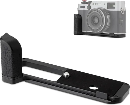 Miniatura 3 de Haoge HG-X100V Placa de liberación rápida Soporte de cámara Soporte de mano para Fujifilm Fuji X100V X100F Cámara Fit Arca Swiss Sunwayfoto Kirk RRS