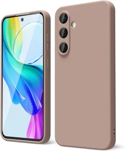 Miniatura 435 de oakxco Funda para teléfono Samsung Galaxy S21 Ultra con agarre de silicona líquida, bonita funda delgada y delgada de goma suave de TPU lisa