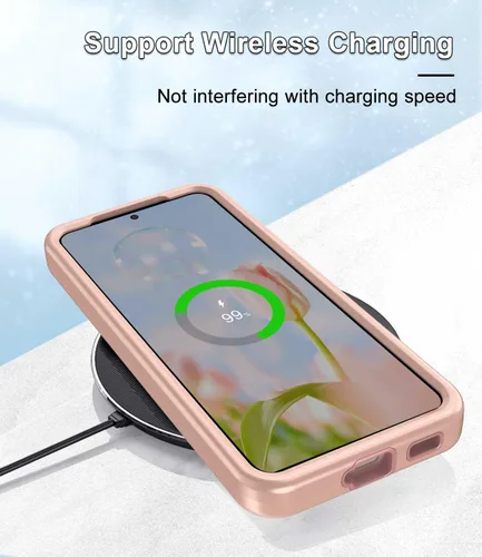 Miniatura 6 de Btscase Funda para Samsung Galaxy S22 Plus 5G, Patrón de Mármol 3 en 1 Resistente Uso Rudo a Prueba de Golpes Cuerpo Completo Rugosa PC Dura +