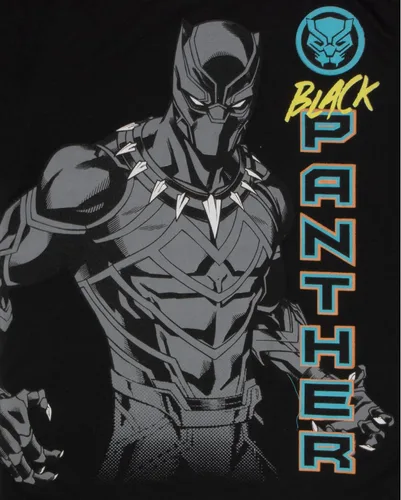 Miniatura 6 de Marvel Avengers Spider-Man Black Panther Miles Morales - Conjunto de camiseta de manga corta para niños, camiseta sin mangas y pantalones cortos