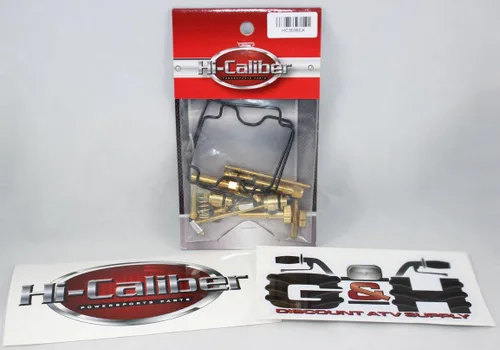 Hi-Caliber Powersports Parts Kit de reconstrucción de carbohidratos para Yamaha YFM 660 660R Raptor ATV 2001-2005 para ambos carburadores