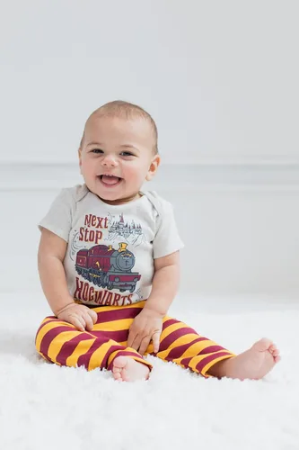 Miniatura 4 de Harry Potter Conjunto de traje de 3 piezas para bebé overol con capucha y pantalones