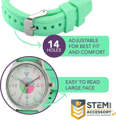 Miniatura 3 de OWLCONIC Analog Kids Watch - Girls & Boys Watches Ages 7-12 - Kids Analog Watch - Telling Time Teaching Tool - Gift Watches for Girls and Boys