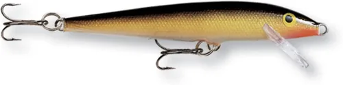 Rapala Original Floater 11 señuelos de pesca. Dorado
