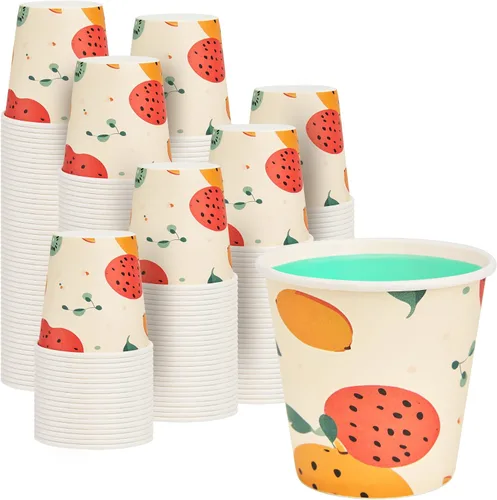 Miniatura 12 de METAPRINT 500 unidades de 12 onzas tazas de papel desechables para café, tazas de papel blancas para café caliente para cafeterías, bistrós, fiestas