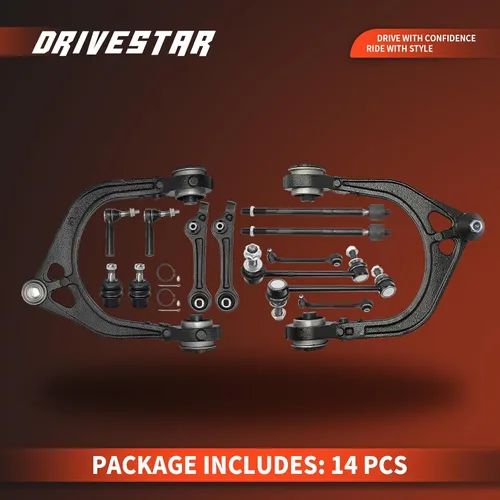 Miniatura 3 de RWD - Juego de barras estabilizadoras de 14 piezas, brazos de control delantero con rótulas, 2011-2017 para Chrysler 300/para Dodge Challenger