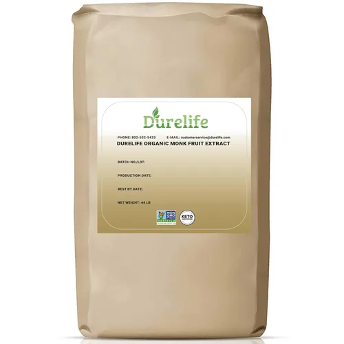 Miniatura 10 de Edulcorante orgánico de fruta de monje 100% puro Durelife, sin eritritol, extracto en polvo de fruta de monje, orgánico USDA verificado por