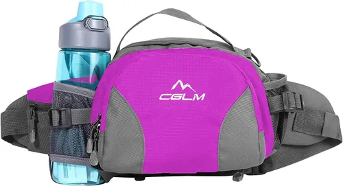 Miniatura 10 de Riñonera de senderismo con soporte para botella de agua para hombres y mujeres al aire libre, caminar, correr, lumbar, para iPhone, iPod, Samsung
