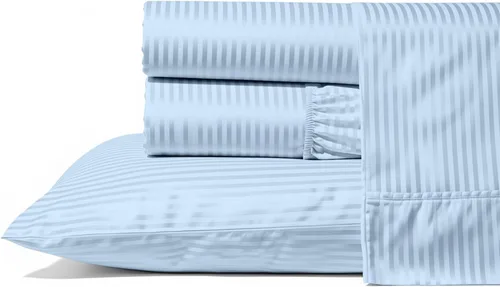 Miniatura 9 de THREAD SPREAD Sábanas 100% Algodón Egipcio Tamaño Twin - 800 Alto Número de Hilos 3 Piezas Sábanas Twin Extra Largas para Dormitorio, Bolsillo