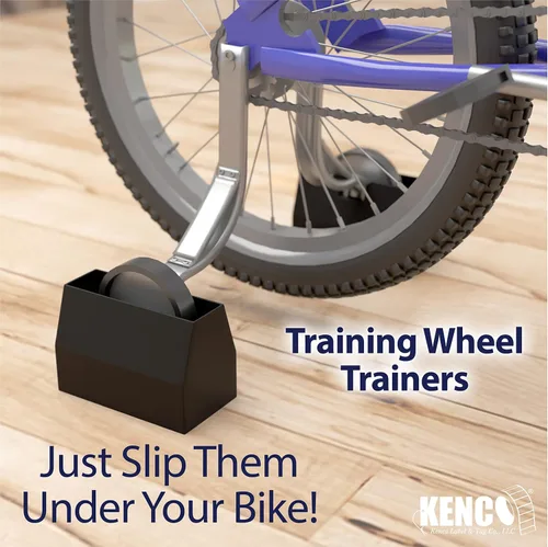 Miniatura 2 de Ruedas de Entrenamiento para Bicicleta Infantil - Soporte de Entrenador de Bicicleta Estacionaria para Niños con Ruedas de Entrenamiento