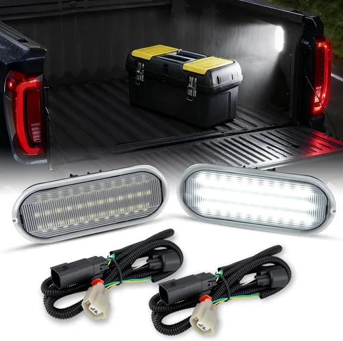 D-Lumina luz LED para cama de camioneta con arnés de cableado compatible con Ford 2015-ACTUAL F150, 2017-ACTUAL F150 Raptor F250 F350 Super Duty,
