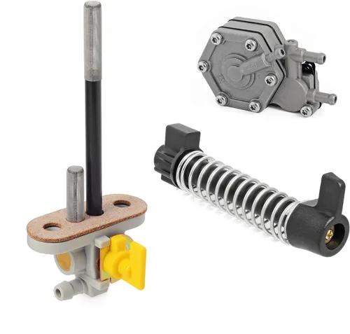Miniatura 5 de Bomba de combustible y válvula de combustible Petcock y pomo de palanca Kit de resorte para Polaris Scrambler 500 1998-2001 Magnum 425 1997-1998 Big