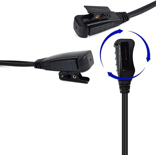 Miniatura 4 de HYS Auricular de vigilancia de 1 alambre/auricular de tubo de bobina acústica transparente Kit de audio para Motorola SL300 SL7550 SL7580 SL7590