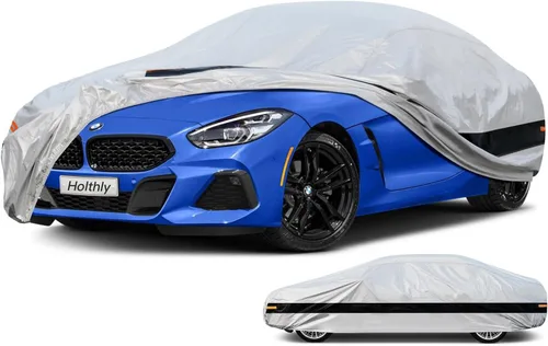 Miniatura 29 de Funda para Automóvil de 10 Capas Impermeable para Todo Clima para Coupé Hatchback, 100% Impermeable Fundas para Automóvil de Exterior Ajuste