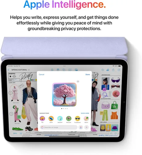 Miniatura 3 de Apple iPad mini (A17 Pro): Apple Intelligence, pantalla Liquid Retina de 8.3 pulgadas, 128 GB, Wi-Fi 6E, cámara frontal de 12 MP/cámara trasera