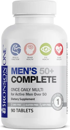 Miniatura 5 de Bronson One Daily - Multivitamínico completo para hombre 50+, 90 tabletas