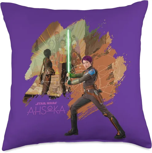 Miniatura 5 de Star Wars Mural Ahsoka Part Two Sabine Wren y almohada de sable de luz