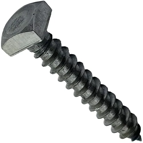 Miniatura 8 de Tornillos de madera de cabeza cuadrada rústica de ¼ x 1.5 pulgadas - Tornillos decorativos metálicos metálicos cuadrados cuadrados - Metal desnudo