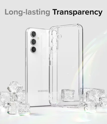 Miniatura 4 de Ringke Fusion [Muestra la belleza natural] Compatible con Samsung Galaxy A54, funda transparente 5G para mujeres, hombres, parachoques transparente