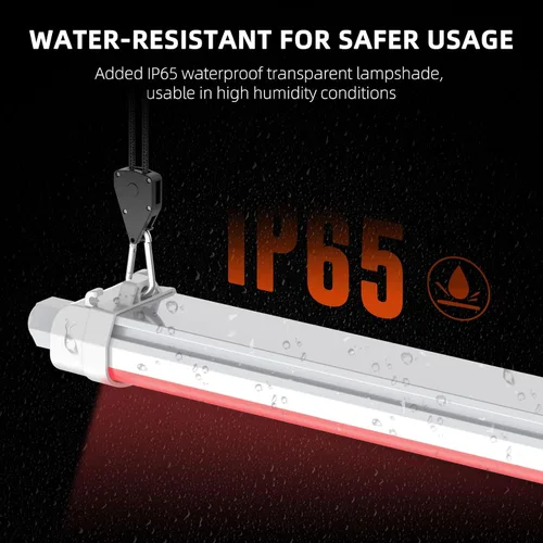 Miniatura 3 de Spider Farmer GlowR40 - Luz LED para cultivo de plantas, barra de iluminación suplementaria de color rojo profundo de 2 pies, 650-665 NM de alta