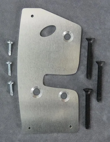 Miniatura 3 de CS Works - Placa de reparación y refuerzo de pestillo de puerta con pernos de repuesto para Jeep Grand Cherokee (ZJ) 93-98 LEFT/DRIVER Izquierda