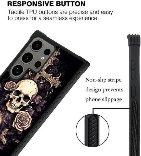 Miniatura 158 de CARLOCA Funda compatible con Samsung Galaxy S22 Ultra, diseño gráfico de Star Howling Wolfs Samsung Galaxy S22 Ultra, diseño gráfico, a prueba