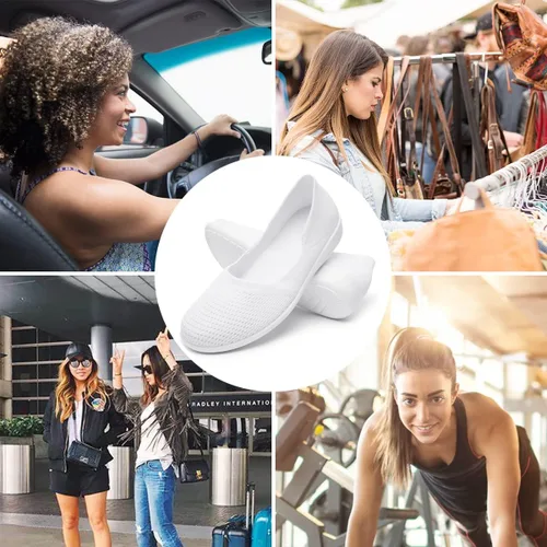 Miniatura 4 de hash bubbie - Zapatos bajos sin cordones y cómodos para mujer, zapatos de vestir, zapatos de tenis, zapatos de trabajo, enfermeras, zapatos