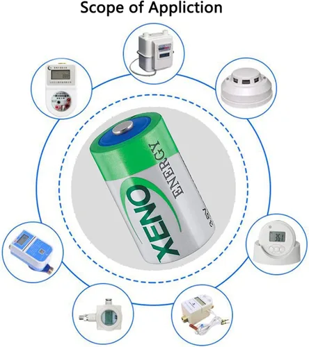 Miniatura 6 de (10 Pack) XL-050F 1/2 AA 3.6V Lithium Battery for Xeno Energy XL-050F 1/2 AA 3.6V Lithium Battery