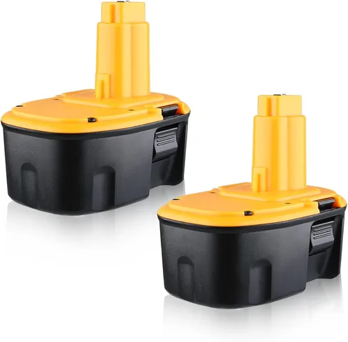 Paquete de 2 baterías de repuesto DC9096 5.5Ah/5500 18V Ni-MH para batería Dewalt de 18 voltios DC9099 DW9096 DW9098 DE9038 DW9095 compatible con