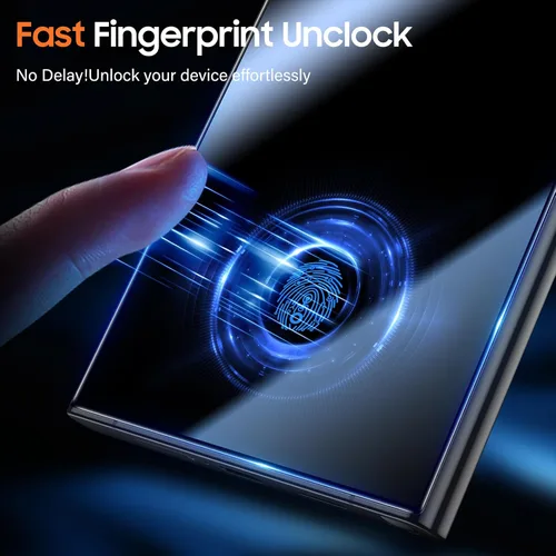 Miniatura 3 de UniqueMe Protector de pantalla de privacidad para S24 Ultra - Paquete de 2 protectores de pantalla de privacidad para Samsung Galaxy S24 Ultra