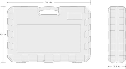 Miniatura 7 de TEKTON Juego de llaves de impacto de 6 puntos de profundidad de 1/2 pulgada con funda, 23 piezas (0.394-1.260 in) SID92330 Sólo herramienta
