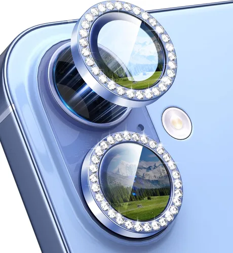 Miniatura 72 de Protector de Lente de Cámara Bling para iPhone 17 Pro / 17 Pro Max, Anillo de Metal con Diamante Individual con Dureza 9H, Protector de Pantalla