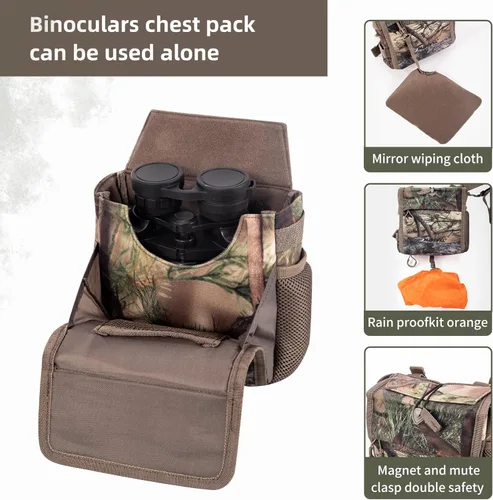 Miniatura 4 de Mochila de caza Blisswill con riñonera para hombre, paquete de fanny con arnés, paquete de cintura con soporte para el hombro, regalos de caza