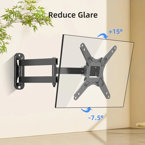 Miniatura 2 de Suptek Soporte de pared para monitor de TV de movimiento completo para la mayoría de televisores y monitores de pantalla plana LED LCD de 13 a 42