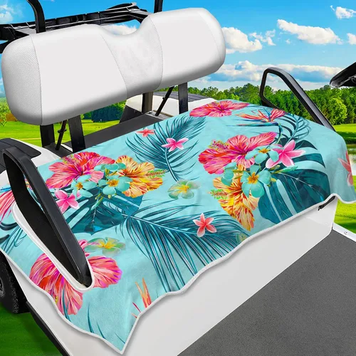 Miniatura 8 de Fundas para Asientos de Carrito de Golf, Manta Única de Toalla para Asiento de Carrito de Golf para Todos los EZGO, Yamaha, Club Cars, Icon y Más