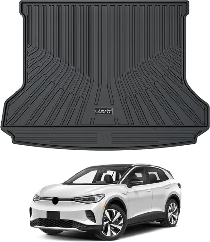Miniatura 21 de LASFIT - Tapete de carga 3D para maletero de Volkswagen VW2018-2024 (ajuste 5 asientos), protección para todo tipo de clima, tapete de TPE de alta