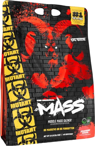 Miniatura 13 de Mutant Mass Extreme Gainer - Proteína de suero en polvo - Construye el tamaño muscular y la fuerza - Calorías limpias de alta densidad