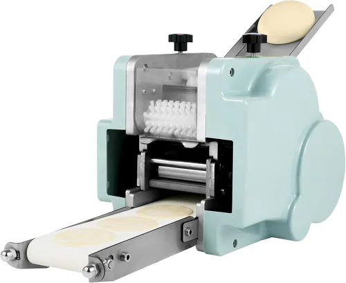 Máquina eléctrica automática de piel de bola de masa hervida 3.1 in 0.35 oz molde comercial Dumpling Skin Machine Electric Wonton Skin Machine con